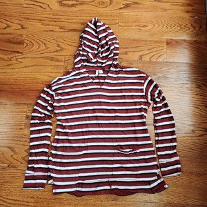 Cato Long-Sleeve with Hood Striped Shirt